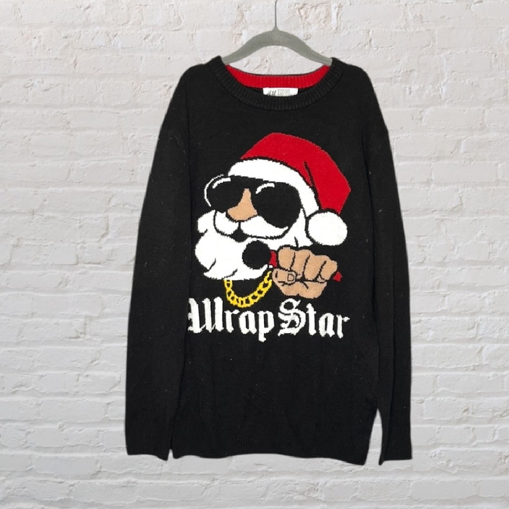 H&M 'Wrap Star' Santa Knit Sweater